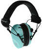 Radians R3220ECS R3200 Dual Mic Electronic Muff 23 Db Over The Head Aqua Blue